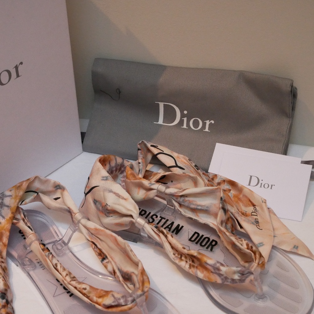 NWT Dior Multicolor Kaleidiorscopic Jellies Nude